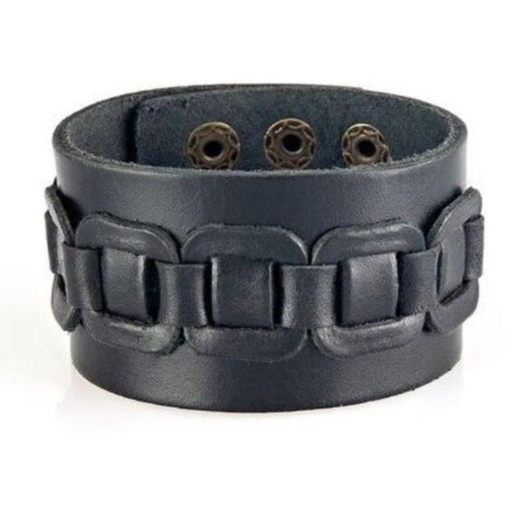 Don't Tread on Me Black Bracelet - Picture 2 of 2